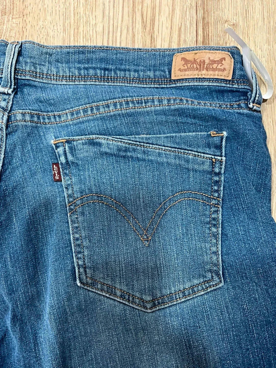 Short Levi's 14 - W32 Femme 98% Coton Bleu délavé Slv006 – photo 9